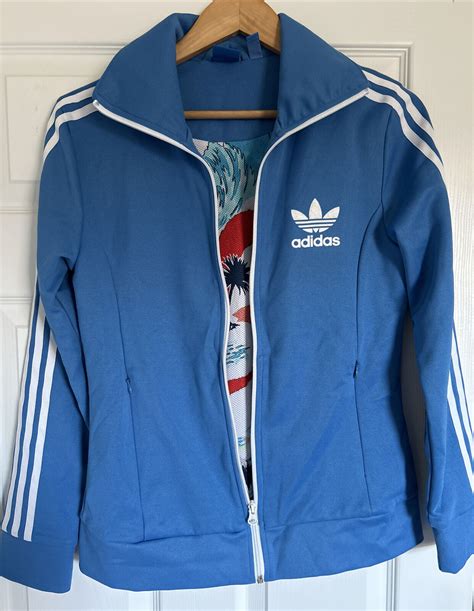 Adidas Originals Europa TT Womens jacket blue size Medium